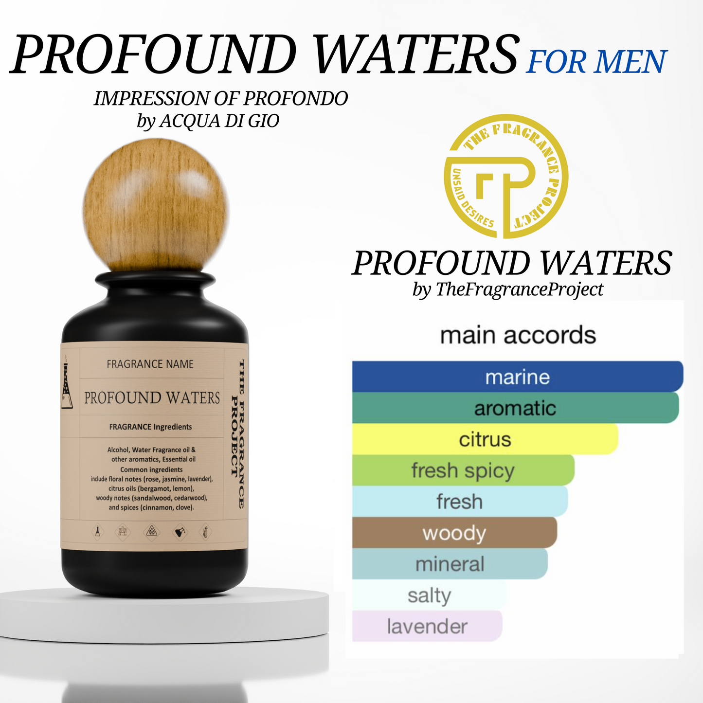 Profound Waters (Impression of Aqua di Gio Profondo by Giorgio Armani)